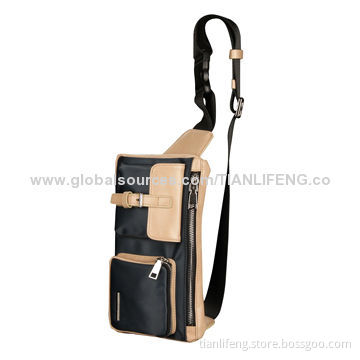 Fashionable Men's Leisure Nylon Single Waist Bag